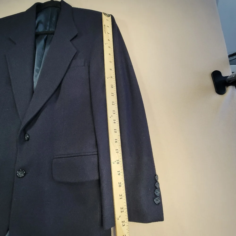 Oscar De La Renta Blazer‎ Cashmere Blend Navy Size 38S